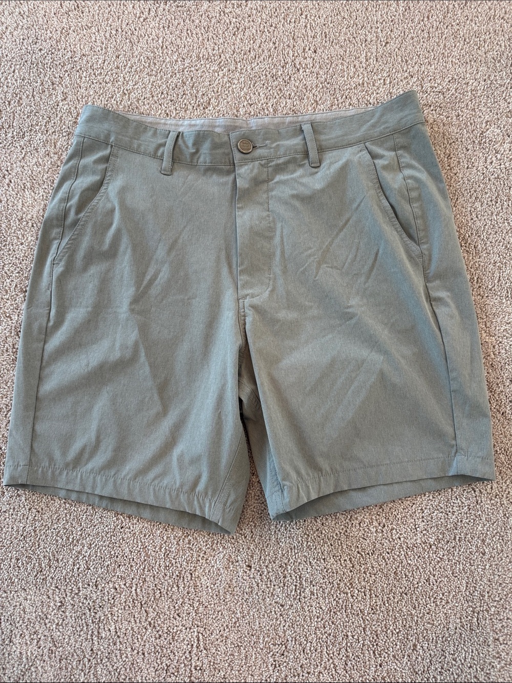Men's free fly grey shorts